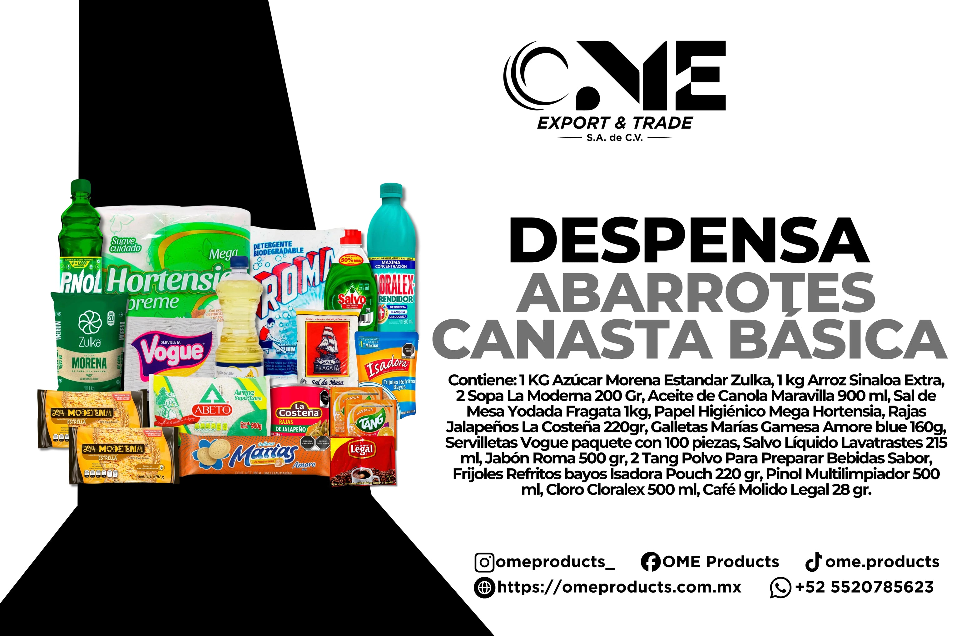 Despensa de Abarrotes Canasta Basica