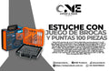 Estuche con Juego De Brocas Y Puntas 100 Piezas, Truper