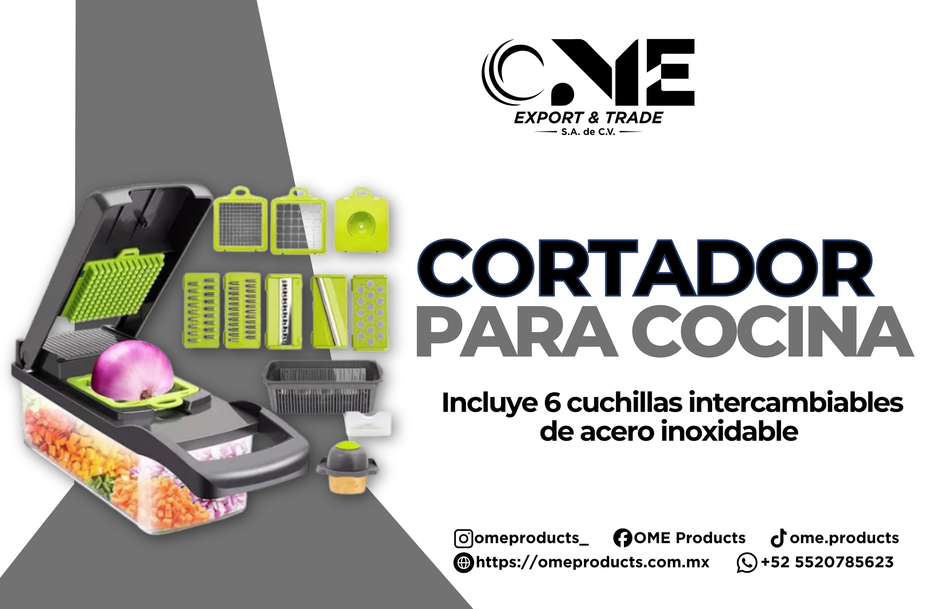 Rallador Cortador Rebanador Picador Manual De Verduras Fruta Rallador de cocina mango