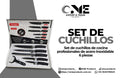 Set De Cuchillos De Cocina Profesionales Acero Inoxidable 6 piezas