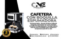 Cafetera 1.5L 2 tazas con boquilla espumadora