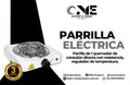 Parrilla Eléctrica 1 Quemador 127v Blanca Color Blanco