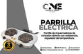 Parrilla Eléctrica 2 Quemadores 127v Blanca Color Blanco