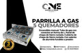 ESTUFA PARRILLA A GAS SOBREPONER 5 QUEMADORES