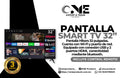 Pantalla Smart Tv Hikers 32 Pulgadas Led Hd Con Dolby/aac